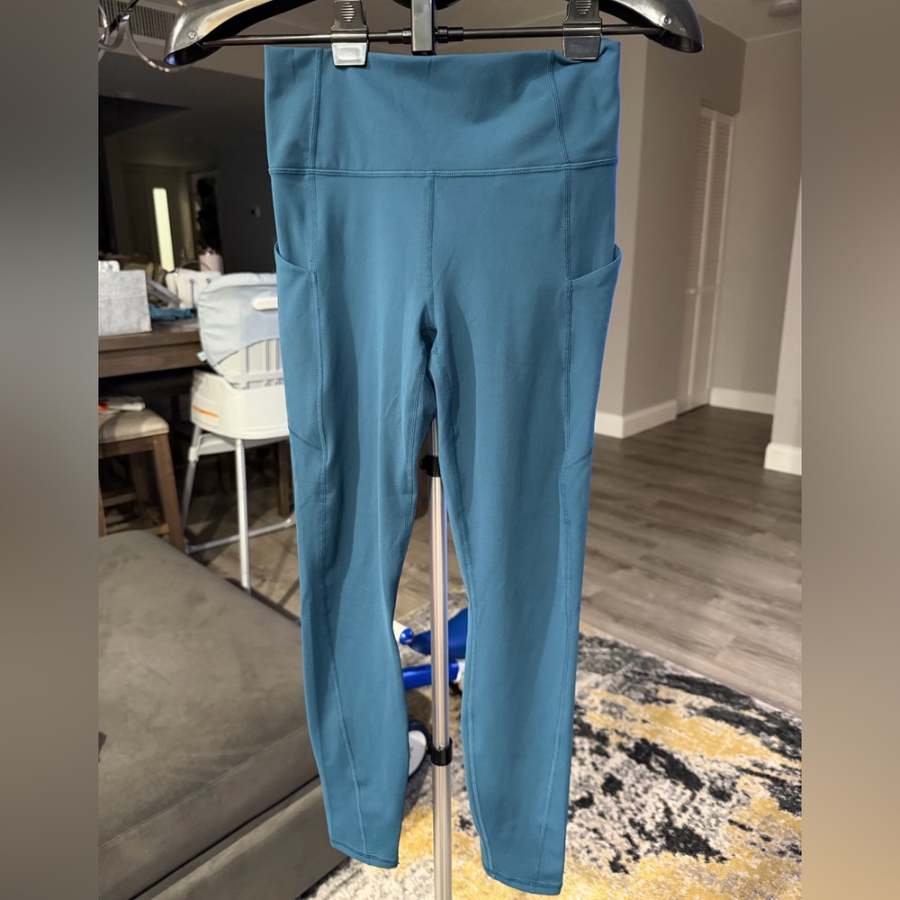 Fabletics PureLuxe Dark Teal Leggings